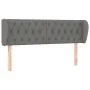Kopfteil aus dunkelgrauem Stoff, 163 x 23 x 78/88 cm von vidaXL, Kopf- und Fußteile - Ref: Foro24-3117487, Preis: 87,52 €, Ra...