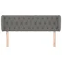 Kopfteil aus dunkelgrauem Stoff, 163 x 23 x 78/88 cm von vidaXL, Kopf- und Fußteile - Ref: Foro24-3117487, Preis: 87,52 €, Ra...