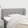 Cabecero de tela gris claro 93x23x78/88 cm de vidaXL, Cabeceros y pies de cama - Ref: Foro24-3117462, Precio: 61,31 €, Descue...
