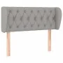 Kopfteil aus hellgrauem Stoff, 93 x 23 x 78/88 cm von vidaXL, Kopf- und Fußteile - Ref: Foro24-3117462, Preis: 61,31 €, Rabat...