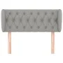 Cabecero de tela gris claro 93x23x78/88 cm de vidaXL, Cabeceros y pies de cama - Ref: Foro24-3117462, Precio: 61,31 €, Descue...