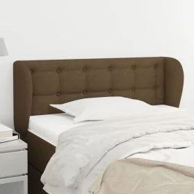 Dark brown fabric headboard 83x23x78/88 cm by vidaXL, Headboards and footboards - Ref: Foro24-3117555, Price: 48,39 €, Discou...