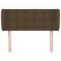 Kopfteil aus dunkelbraunem Stoff, 83 x 23 x 78/88 cm von vidaXL, Kopf- und Fußteile - Ref: Foro24-3117555, Preis: 49,77 €, Ra...