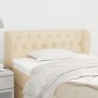 Kopfteil aus cremefarbenem Stoff, 93 x 23 x 78/88 cm von vidaXL, Kopf- und Fußteile - Ref: Foro24-3117467, Preis: 66,89 €, Ra...