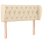 Kopfteil aus cremefarbenem Stoff, 93 x 23 x 78/88 cm von vidaXL, Kopf- und Fußteile - Ref: Foro24-3117467, Preis: 66,89 €, Ra...
