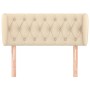 Kopfteil aus cremefarbenem Stoff, 93 x 23 x 78/88 cm von vidaXL, Kopf- und Fußteile - Ref: Foro24-3117467, Preis: 66,89 €, Ra...