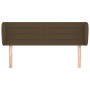 Cabecero de tela gris oscuro 147x23x78/88 cm de vidaXL, Cabeceros y pies de cama - Ref: Foro24-3117285, Precio: 75,61 €, Desc...