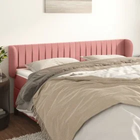 Rosa Samtkopfteil 183x23x78/88 cm von vidaXL, Kopf- und Fußteile - Ref: Foro24-3117447, Preis: 66,67 €, Rabatt: %