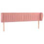 Cabecero de terciopelo rosa 183x23x78/88 cm de vidaXL, Cabeceros y pies de cama - Ref: Foro24-3117447, Precio: 67,76 €, Descu...