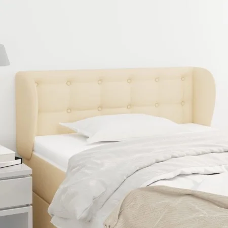 Cream fabric headboard 93x23x78/88 cm by vidaXL, Headboards and footboards - Ref: Foro24-3117565, Price: 55,84 €, Discount: %