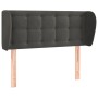 Kopfteil aus dunkelgrauem Samt, 93 x 23 x 78/88 cm von vidaXL, Kopf- und Fußteile - Ref: Foro24-3117615, Preis: 62,90 €, Raba...