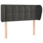 Kopfteil aus dunkelgrauem Samt, 93 x 23 x 78/88 cm von vidaXL, Kopf- und Fußteile - Ref: Foro24-3117615, Preis: 61,65 €, Raba...