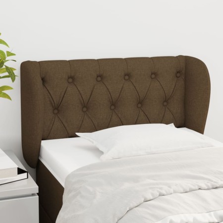 Kopfteil aus dunkelbraunem Stoff, 83 x 23 x 78/88 cm von vidaXL, Kopf- und Fußteile - Ref: Foro24-3117457, Preis: 52,61 €, Ra...