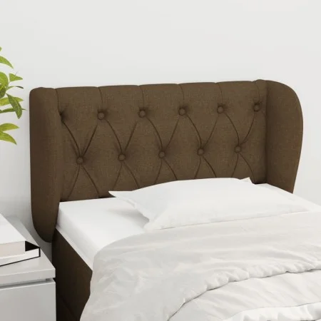 Kopfteil aus dunkelbraunem Stoff, 83 x 23 x 78/88 cm von vidaXL, Kopf- und Fußteile - Ref: Foro24-3117457, Preis: 51,93 €, Ra...