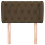 Dark brown fabric headboard 83x23x78/88 cm by vidaXL, Headboards and footboards - Ref: Foro24-3117457, Price: 51,93 €, Discou...