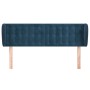 Dunkelblaues Samtkopfteil 147x23x78/88 cm von vidaXL, Kopf- und Fußteile - Ref: Foro24-3117630, Preis: 67,54 €, Rabatt: %