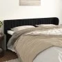 Cabecero de terciopelo negro 163x23x78/88 cm de vidaXL, Cabeceros y pies de cama - Ref: Foro24-3117438, Precio: 77,05 €, Desc...