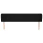 Cabecero de terciopelo negro 163x23x78/88 cm de vidaXL, Cabeceros y pies de cama - Ref: Foro24-3117438, Precio: 77,05 €, Desc...