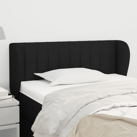 Kopfteil aus schwarzem Stoff, 103 x 23 x 78/88 cm von vidaXL, Kopf- und Fußteile - Ref: Foro24-3117374, Preis: 47,93 €, Rabat...