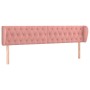 Rosa Samtkopfteil 183x23x78/88 cm von vidaXL, Kopf- und Fußteile - Ref: Foro24-3117545, Preis: 81,78 €, Rabatt: %