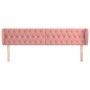 Rosa Samtkopfteil 183x23x78/88 cm von vidaXL, Kopf- und Fußteile - Ref: Foro24-3117545, Preis: 81,78 €, Rabatt: %