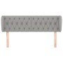 Kopfteil aus hellgrauem Stoff, 147 x 23 x 78/88 cm von vidaXL, Kopf- und Fußteile - Ref: Foro24-3117478, Preis: 74,98 €, Raba...