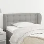 Cabecero de tela gris claro 93x23x78/88 cm de vidaXL, Cabeceros y pies de cama - Ref: Foro24-3117560, Precio: 56,24 €, Descue...