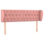 Rosa Samtkopfteil 147x23x78/88 cm von vidaXL, Kopf- und Fußteile - Ref: Foro24-3117533, Preis: 96,82 €, Rabatt: %
