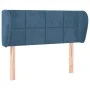 Dunkelblaues Samtkopfteil 103x23x78/88 cm von vidaXL, Kopf- und Fußteile - Ref: Foro24-3117190, Preis: 65,95 €, Rabatt: %