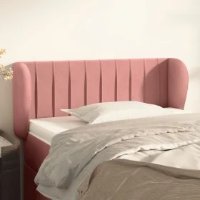 Pink velvet headboard 103x23x78/88 cm by vidaXL, Headboards and footboards - Ref: Foro24-3117429, Price: 58,77 €, Discount: %