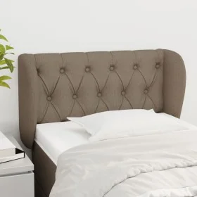 Taupe gray fabric headboard 83x23x78/88 cm by vidaXL, Headboards and footboards - Ref: Foro24-3117458, Price: 52,83 €, Discou...