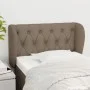 Taupe gray fabric headboard 83x23x78/88 cm by vidaXL, Headboards and footboards - Ref: Foro24-3117458, Price: 52,80 €, Discou...