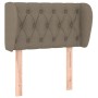 Kopfteil aus taupegrauem Stoff, 83 x 23 x 78/88 cm von vidaXL, Kopf- und Fußteile - Ref: Foro24-3117458, Preis: 52,93 €, Raba...