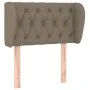 Taupe gray fabric headboard 83x23x78/88 cm by vidaXL, Headboards and footboards - Ref: Foro24-3117458, Price: 52,80 €, Discou...
