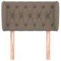 Kopfteil aus taupegrauem Stoff, 83 x 23 x 78/88 cm von vidaXL, Kopf- und Fußteile - Ref: Foro24-3117458, Preis: 52,93 €, Raba...