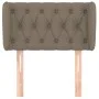 Taupe gray fabric headboard 83x23x78/88 cm by vidaXL, Headboards and footboards - Ref: Foro24-3117458, Price: 52,80 €, Discou...