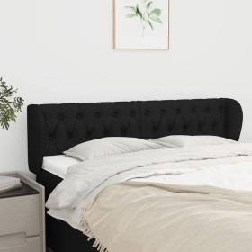 Kopfteil aus schwarzem Stoff, 163 x 23 x 78/88 cm von vidaXL, Kopf- und Fußteile - Ref: Foro24-3117488, Preis: 87,02 €, Rabat...