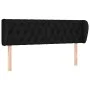 Black fabric headboard 163x23x78/88 cm by vidaXL, Headboards and footboards - Ref: Foro24-3117488, Price: 87,50 €, Discount: %