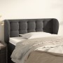 Dunkelgraues Samtkopfteil 103x23x78/88 cm von vidaXL, Kopf- und Fußteile - Ref: Foro24-3117621, Preis: 50,72 €, Rabatt: %