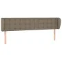 Taupe gray fabric headboard 183x23x78/88 cm by vidaXL, Headboards and footboards - Ref: Foro24-3117596, Price: 85,95 €, Disco...