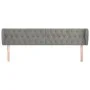 Hellgraues Samtkopfteil 203x23x78/88 cm von vidaXL, Kopf- und Fußteile - Ref: Foro24-3117546, Preis: 94,31 €, Rabatt: %