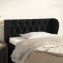 Kopfteil aus schwarzem Samt, 93 x 23 x 78/88 cm von vidaXL, Kopf- und Fußteile - Ref: Foro24-3117518, Preis: 58,13 €, Rabatt: %