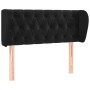 Kopfteil aus schwarzem Samt, 93 x 23 x 78/88 cm von vidaXL, Kopf- und Fußteile - Ref: Foro24-3117518, Preis: 58,13 €, Rabatt: %