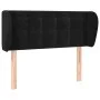 Kopfteil aus schwarzem Samt, 93 x 23 x 78/88 cm von vidaXL, Kopf- und Fußteile - Ref: Foro24-3117616, Preis: 54,10 €, Rabatt: %