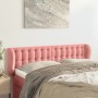 Rosa Samtkopfteil 147x23x78/88 cm von vidaXL, Kopf- und Fußteile - Ref: Foro24-3117631, Preis: 77,95 €, Rabatt: %
