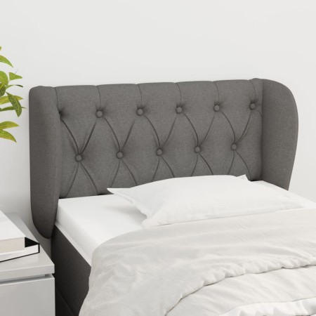 Kopfteil aus dunkelgrauem Stoff, 83 x 23 x 78/88 cm von vidaXL, Kopf- und Fußteile - Ref: Foro24-3117455, Preis: 53,95 €, Rab...