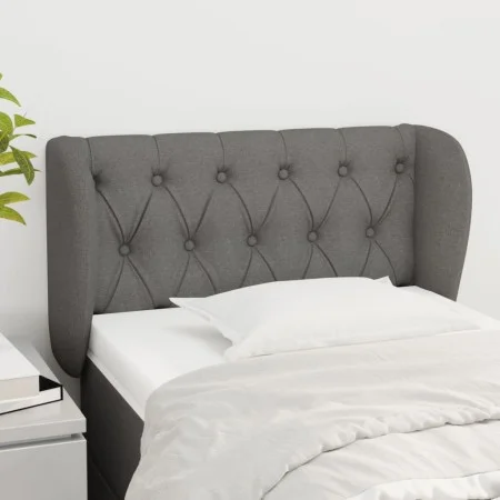 Kopfteil aus dunkelgrauem Stoff, 83 x 23 x 78/88 cm von vidaXL, Kopf- und Fußteile - Ref: Foro24-3117455, Preis: 52,89 €, Rab...