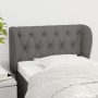 Kopfteil aus dunkelgrauem Stoff, 83 x 23 x 78/88 cm von vidaXL, Kopf- und Fußteile - Ref: Foro24-3117455, Preis: 53,95 €, Rab...
