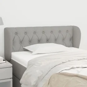 Light gray fabric headboard 103x23x78/88 cm by vidaXL, Headboards and footboards - Ref: Foro24-3117470, Price: 53,03 €, Disco...