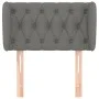 Kopfteil aus dunkelgrauem Stoff, 83 x 23 x 78/88 cm von vidaXL, Kopf- und Fußteile - Ref: Foro24-3117455, Preis: 52,89 €, Rab...